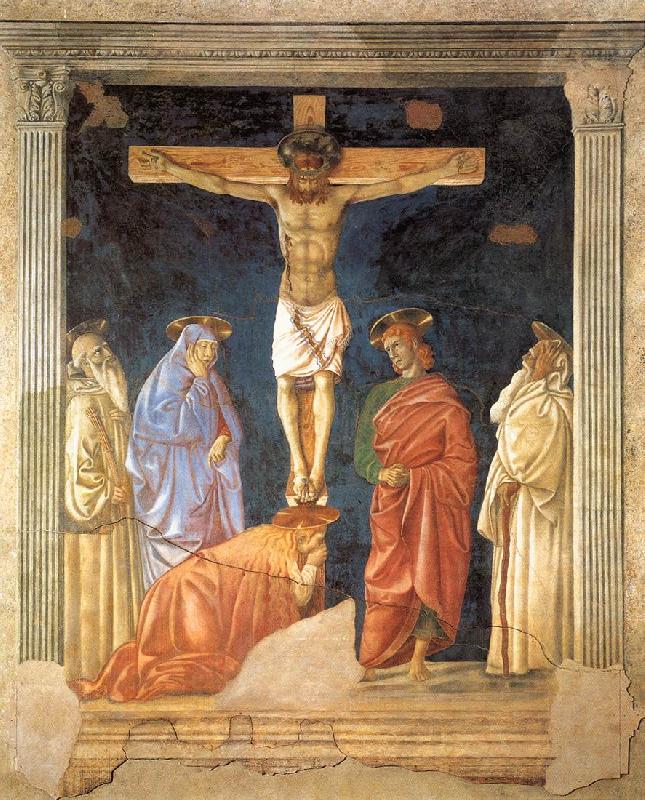 Andrea del Castagno Crucifixion and Saints Germany oil painting art